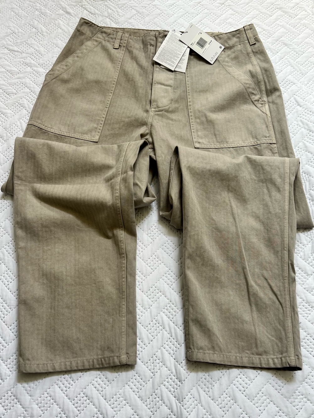 NIKE Men’s Brown Hemp Life Farigue Loose Fit Straight Leg 32 NEW!